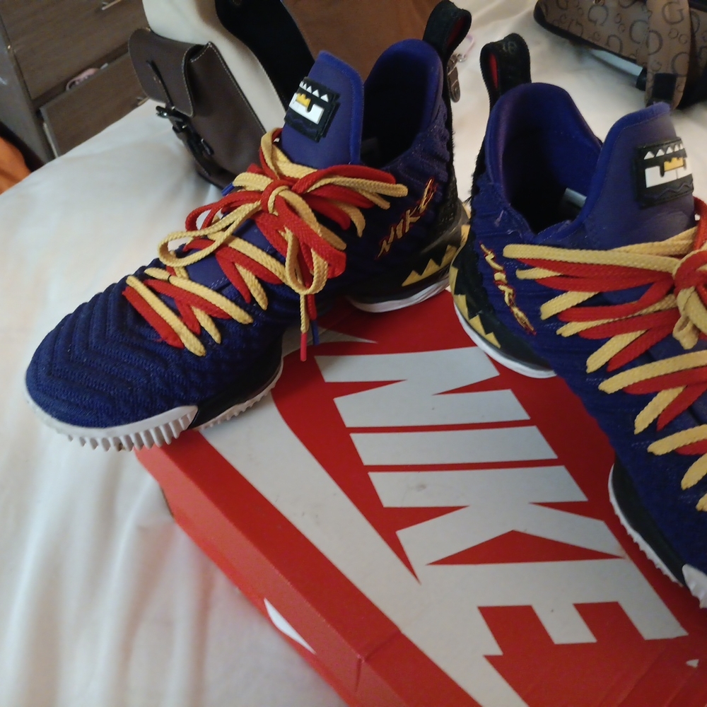 Nike Kids' Blue and Red Sneakers